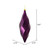 Vickerman M183129S 8" Periwinkle Shiny Swirl Finial 6/Bag