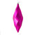 Vickerman M183145S - 8 inch Mauve Shiny Finial Christmas Ornament - 6 Pack
