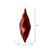 Vickerman M183165S - 8 inch Burgundy Shiny Finial Christmas Ornament - 6 Pack