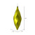 Vickerman M183173S - 8 inch Lime Shiny Finial Christmas Ornament - 6 Pack