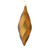 Vickerman M183176M - 8 inch Mocha Matte Finial Christmas Ornament - 6 Pack