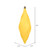 Vickerman M183178M - 8 inch Yellow Matte Finial Christmas Ornament - 6 Pack