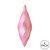 Vickerman M183179M 8" Pink Matte Swirl Finial 6/Bag
