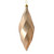 Vickerman M183180S 8" Cafe Latte Shiny Swirl Finial 6/Bag