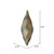 Vickerman M183187M 8" Pewter Matte Swirl Finial 6/Bag