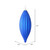 Vickerman M183202M 8" Blue Matte Line Finial 4/Bag