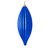 Vickerman M183202S 8" Blue Shiny Line Finial 4/Bag