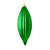 Vickerman M183204S - 8 inch Green Shiny Finial Christmas Ornament - 4 Pack