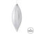 Vickerman M183207M 8" Silver Matte Line Finial 4/Bag