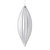 Vickerman M183207M 8" Silver Matte Line Finial 4/Bag