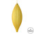  Vickerman M183208M 8" Gold Matte Line Finial 4/Bag 