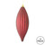 Vickerman M183219M - 8 inch Wine Matte Finial Christmas Ornament - 4 Pack