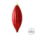 Vickerman M183219S 8" Wine Shiny Line Finial 4/Bag