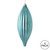 Vickerman M183232S 8" Baby Blue Shiny Line Finial 4/Bag