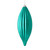 Vickerman M183242S 8" Teal Shiny Line Finial 4/Bag