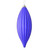 Vickerman M183266M - 8 inch Purple Matte Finial Christmas Ornament - 4 Pack