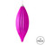 Vickerman M183270S - 8 inch Fuchsia Shiny Finial Christmas Ornament - 4 Pack