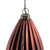 Vickerman M183271S 8" Coral Shiny Line Finial 4/Bag