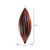 Vickerman M183271S 8" Coral Shiny Line Finial 4/Bag