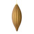 Vickerman M183276M 8" Mocha Matte Line Finial 4/Bag