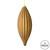 Vickerman M183276M 8" Mocha Matte Line Finial 4/Bag