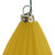  Vickerman M183278M 8" Yellow Matte Line Finial 4/Bag 