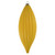 Vickerman M183278S 8" Yellow Shiny Line Finial 4/Bag