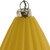 Vickerman M183278S - 8 inch Yellow Shiny Finial Christmas Ornament - 4 Pack