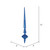 Vickerman M183302G - 12 inch Blue Glitter Finial Christmas Ornament - 3 Pack