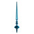 Vickerman M183312S 12" Turquoise Shiny Cupola Finial 3/Bag