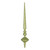 Vickerman M183373G 12" Lime Glitter Cupola Finial 3/Bag