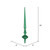 Vickerman M183404G - 18 inch Green Glitter Finial Christmas Ornament - 2 Pack