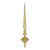 Vickerman M183408G - 18 inch Gold Glitter Finial Christmas Ornament - 2 Pack