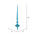 Vickerman M183412G - 18 inch Turquoise Glitter Finial Christmas Ornament - 2 Pack