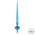 Vickerman M183412G - 18 inch Turquoise Glitter Finial Christmas Ornament - 2 Pack