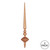 Vickerman M183458G - 18 inch Rose Gold Glitter Finial Christmas Ornament - 2 Pack