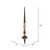 Vickerman M183458S - 18 inch Rose Gold Shiny Finial Christmas Ornament - 2 Pack