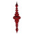 Vickerman M183803 41" Red Shiny Finial Ornament
