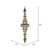 Vickerman M183838 - 41 inch Champagne Shiny Finial Christmas Ornament