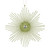 Vickerman M184573 - 6.5 inch Lime Glitter Snowflake Christmas Ornament - 6 Pack