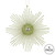 Vickerman M184573 6.5" Lime Glitt Snowflake Burst 6/Bg