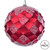  Vickerman MC190503D 4.75" Red Net Beaded Ball 3/Bag 