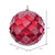  Vickerman MC190503D 4.75" Red Net Beaded Ball 3/Bag 