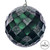  Vickerman MC190524D 4.75" Emerald Net Beaded Ball 3/Bag 