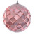 Vickerman MC190558D 4.75" Rose Gold Net Beaded Ball 3/Bag