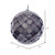 Vickerman MC190587D 4.75" Pewter Net Beaded Ball 3/Bag