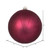 Vickerman N170621D 4" Berry Red Matte Glit Swirl Ball 4/Bx