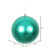  Vickerman N170642D 4" Teal Matt Glitter Swirl Ball 4/Bx 