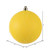 Vickerman N170678D 4" Yellow Matt Glitter Swirl Ball 4/Bx