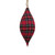 Vickerman MC210903 - 4+7 inch Plaid Mixed Christmas Ornament - 4 Pack